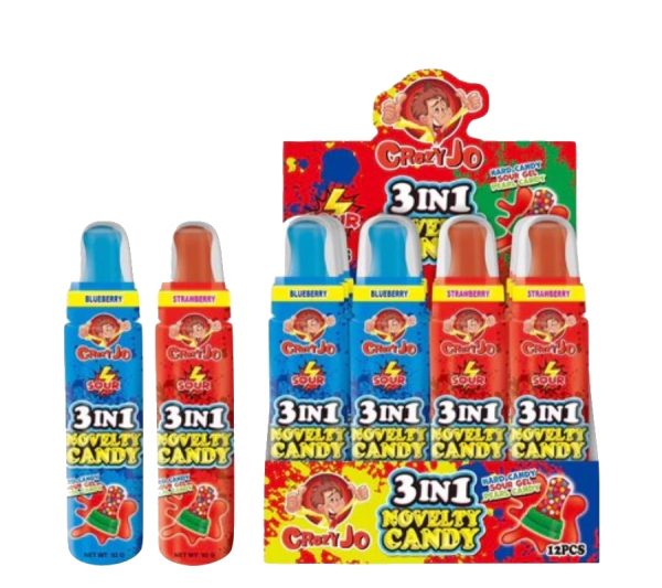 Crazy Jo - 3in1 Novelty Candy