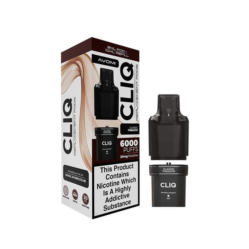 Avomi Cliq Prefilled Pod - Classic Tobacco